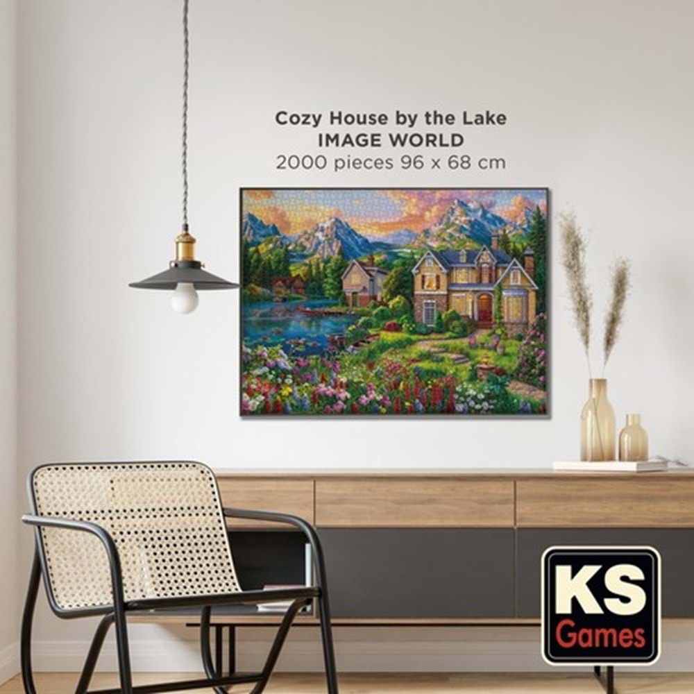 Ks Games Puzzle 2000 Cozy House By The Lake