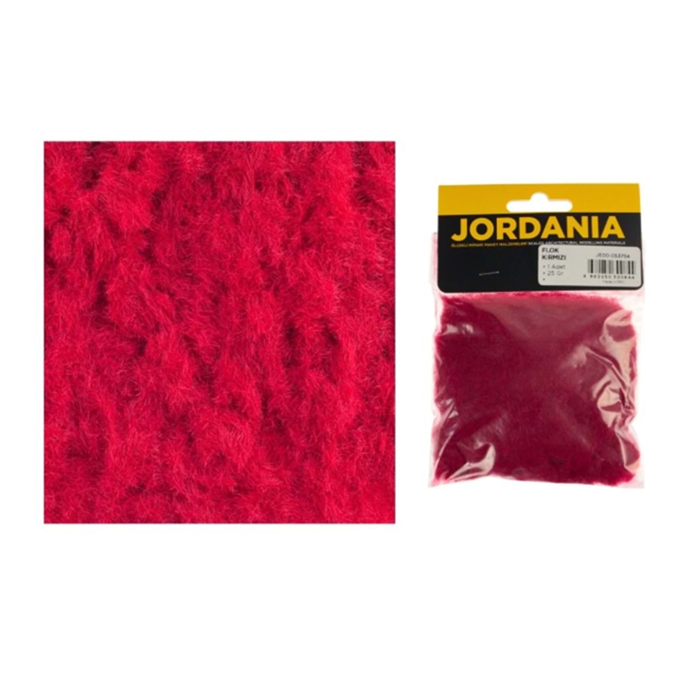 Jordania Flok Kırmızı 25 Gr JE00-053754 (Maket Ürünüdür)