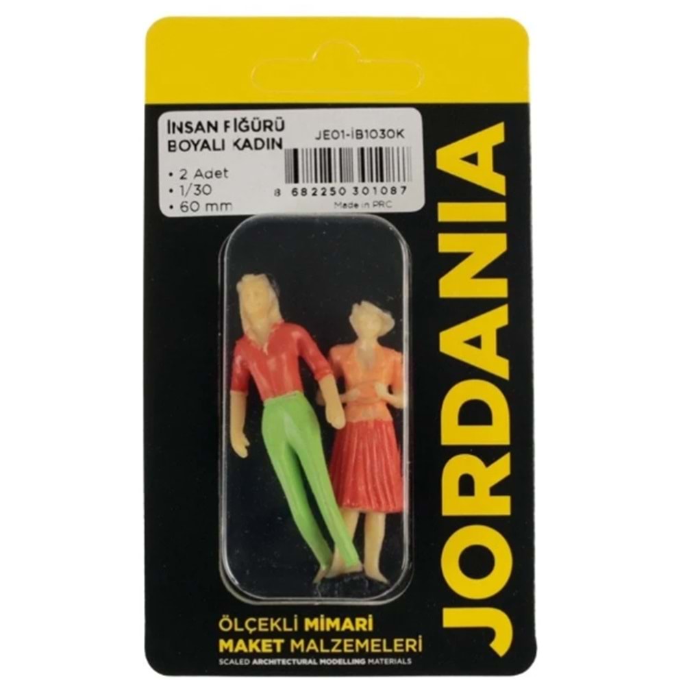 Jordania Boyalı Kadın 1/030 JE01-İB1030K (Maket Ürünüdür)