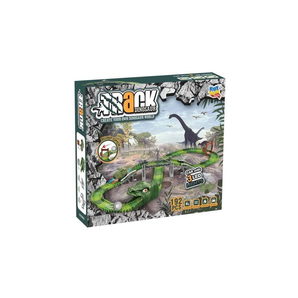 Kayyum Oyuncak Dino Tracks Yol Set 192 Parça