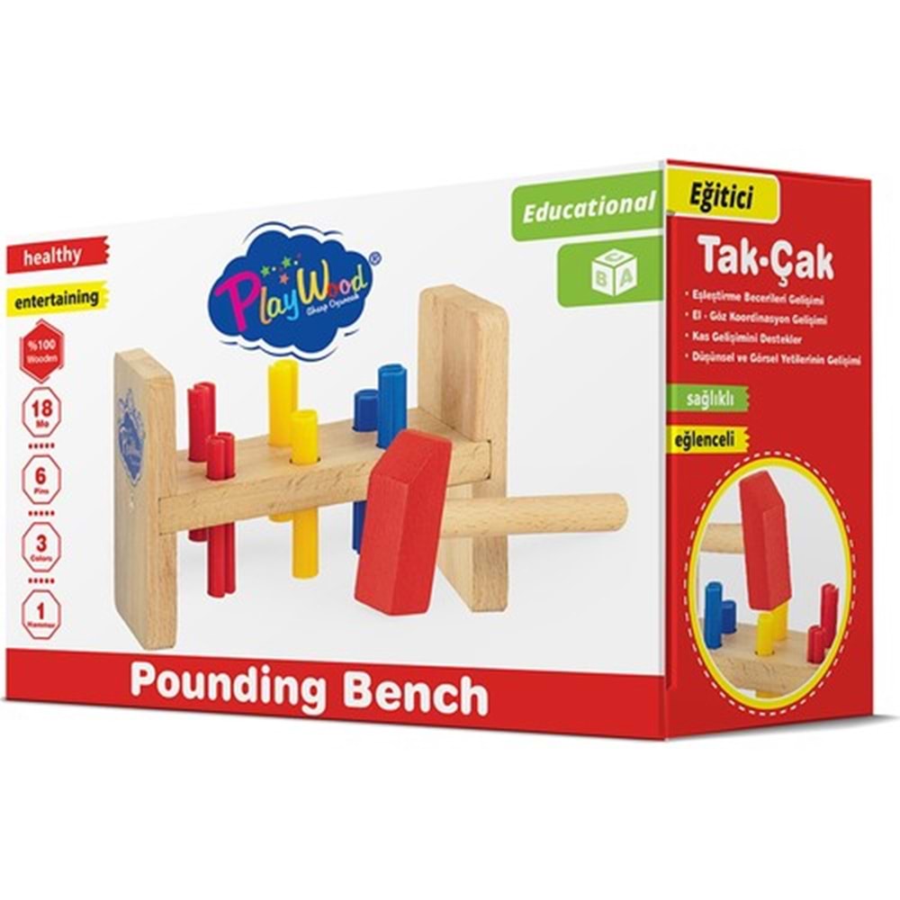 Play Wood Kutuda Ahşap Tak Çak ONY-306