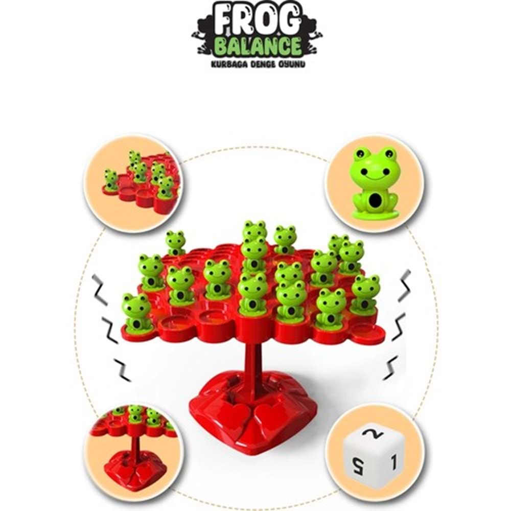 Hobi Eğitim Dünyası Frog Balance Kurbağa Denge Oyunu
