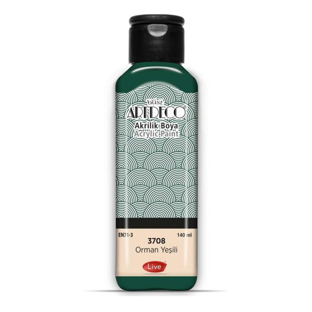 Artdeco Akrilik Boya 140Ml 3708 Orman Yeşili