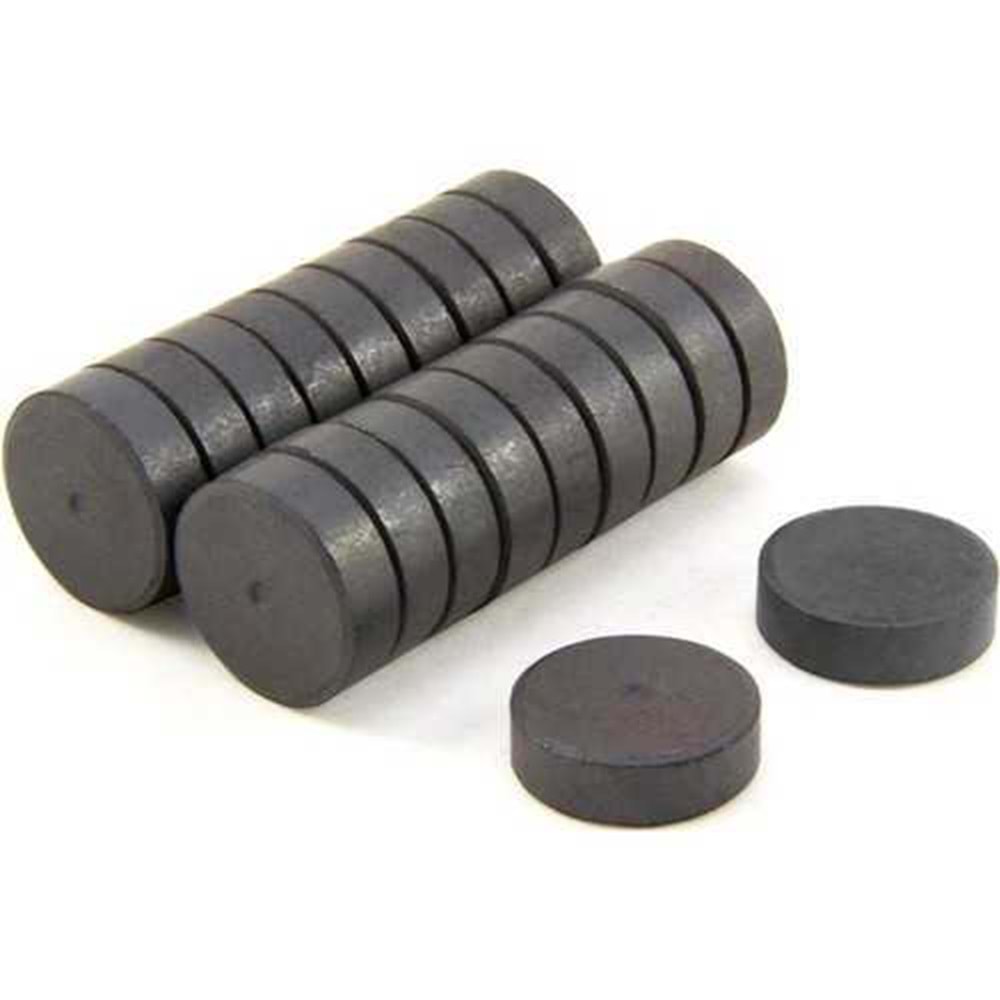 Siyah Mıknatıs Askılı Orta 15X3 Düz 140 Lı