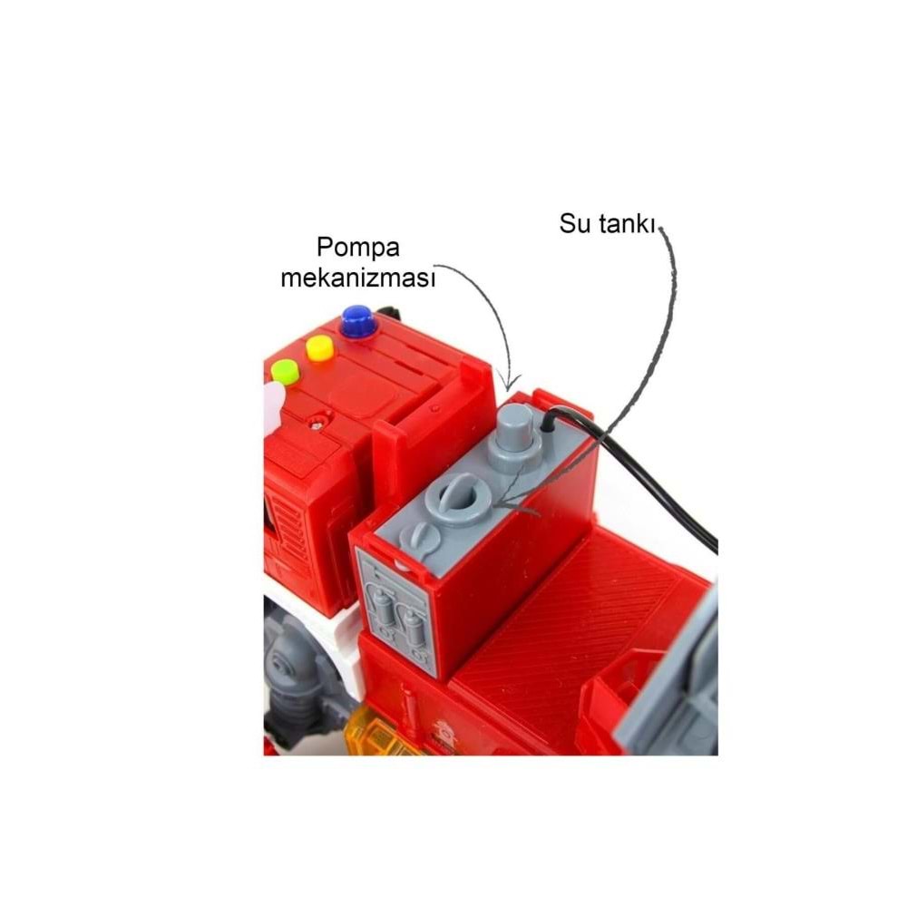 Ctoys Işıklı Sesli İtfaiye JS110S
