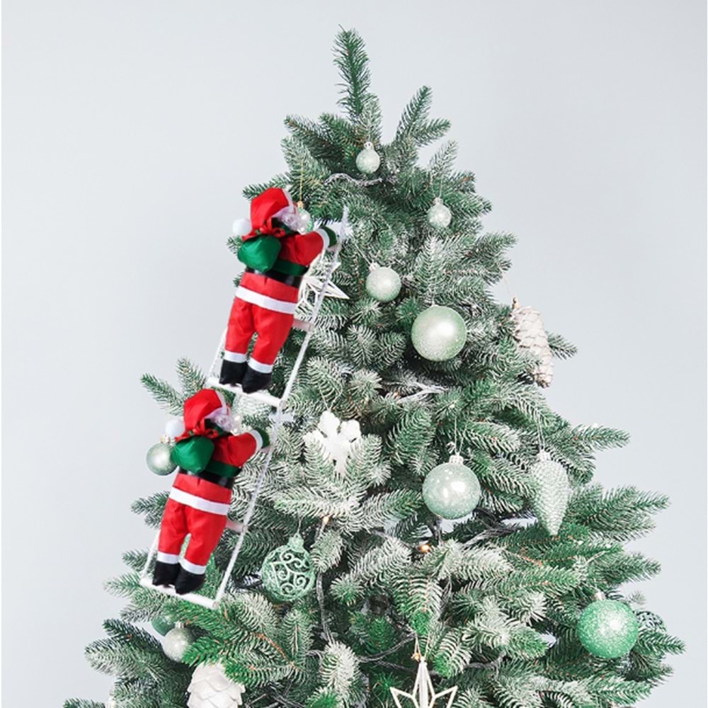 Kika Merdiven Tırmanan Noel Baba 105cm 2li