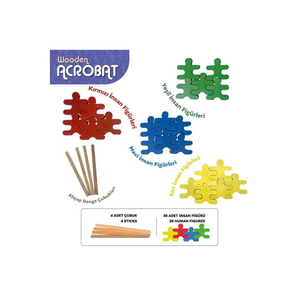Redka Wooden Acrobat RD5684