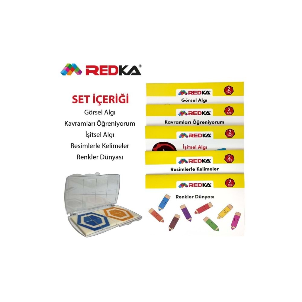 Redka Görsel Ve İşitsel Dikkat Seti 2 Yaş RD8670