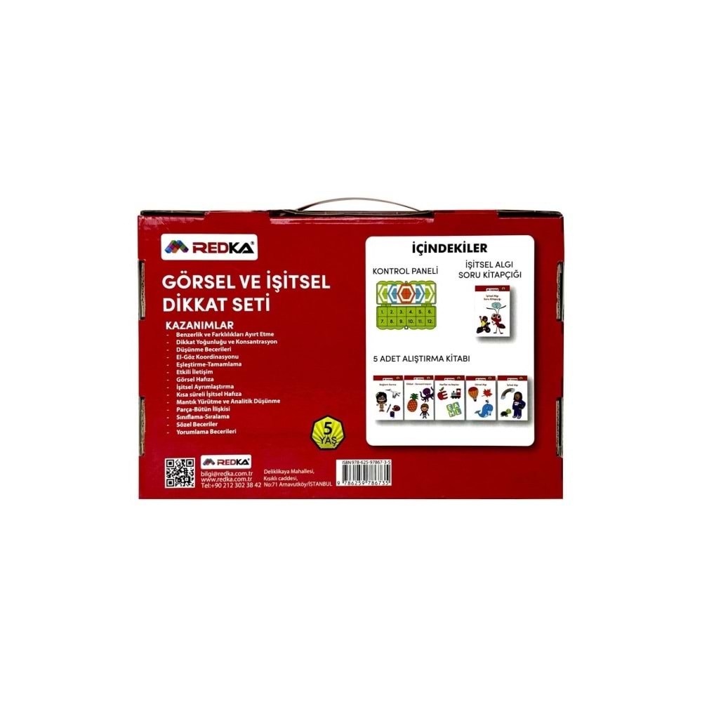 Redka Görsel Ve İşitsel Dikkat Seti 5 Yaş RD8673