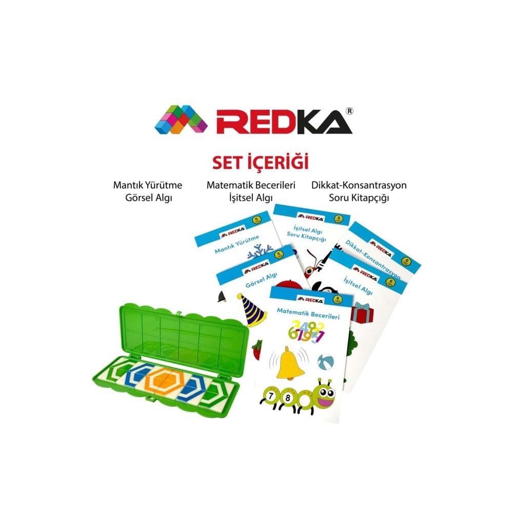 Redka Görsel Ve İşitsel Dikkat Seti 6 Yaş RD8674