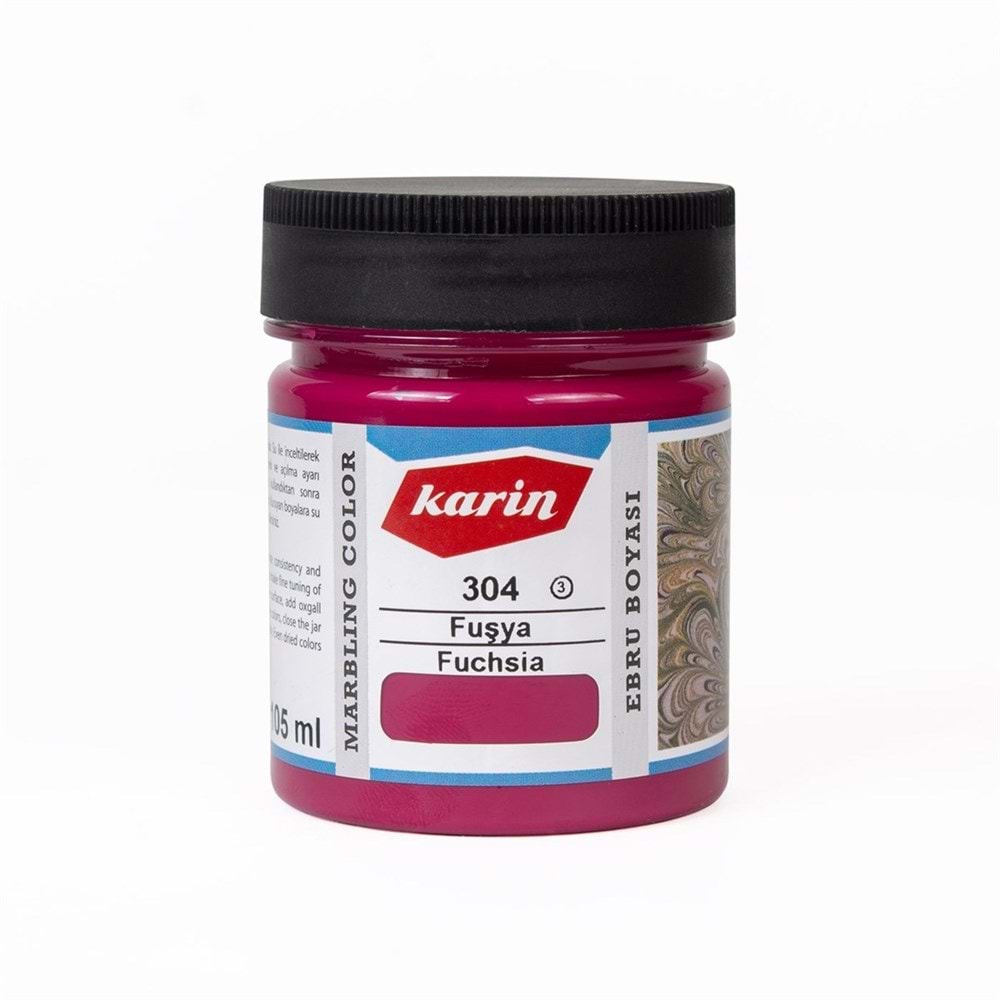 Karin Ebru Boyası 304 Fuşya 105ml 61304105