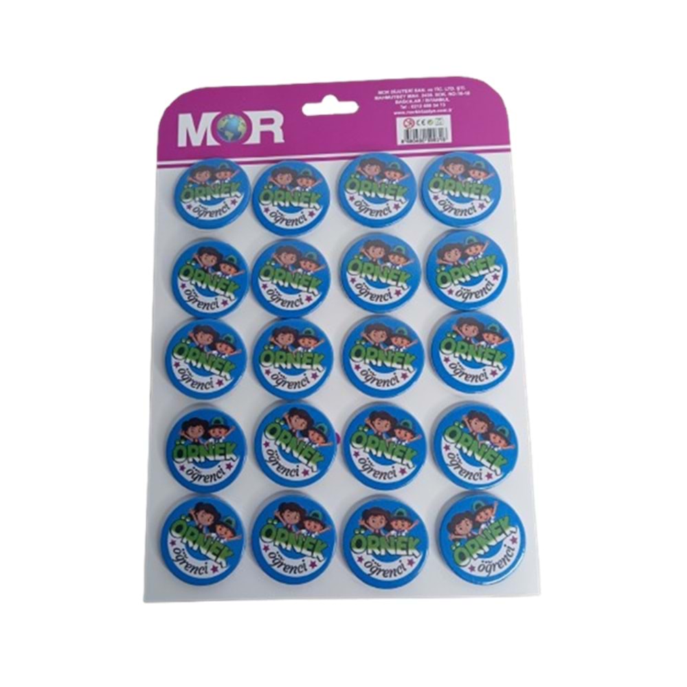 Mor Rozet Örnek Öğrenci (1 Adet)
