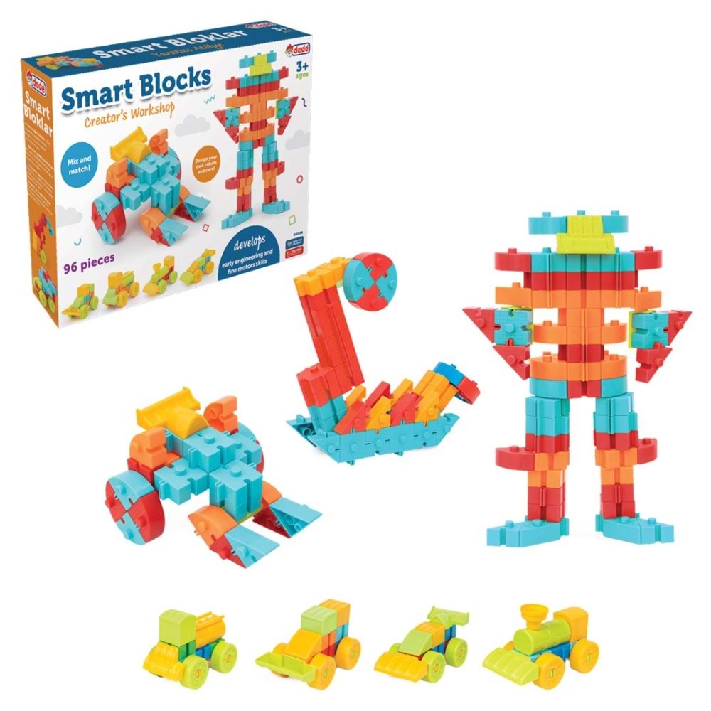 Dede Smart Blok Kutu 96 Prç 04034