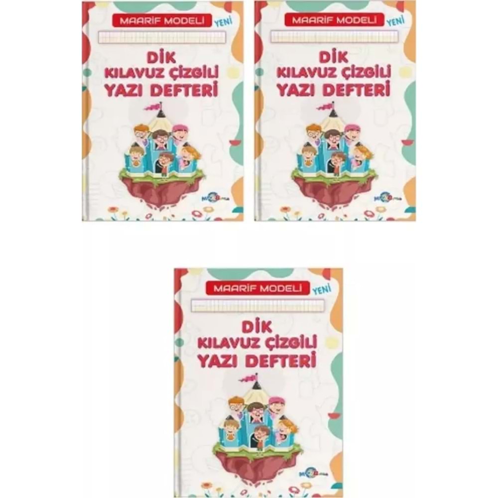 Mavi Boncuk Maarif Modeli Dik Klavuz Çizgili Deftr