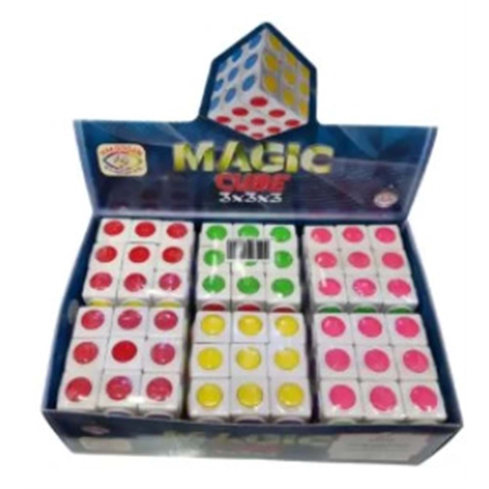 Magıc Cube Boncuklu Zeka Küpü 3X3X3 (1 Adet)