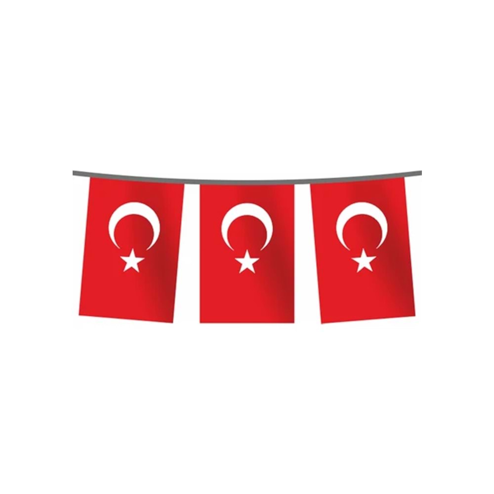 Ormi Özf 30x45 İpe Dizili Bayrak