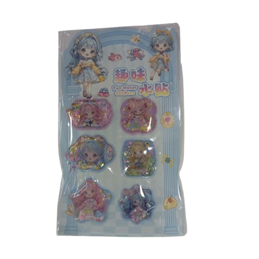 Kuzey Küçük Boy Sulu Sticker (1 Adet)