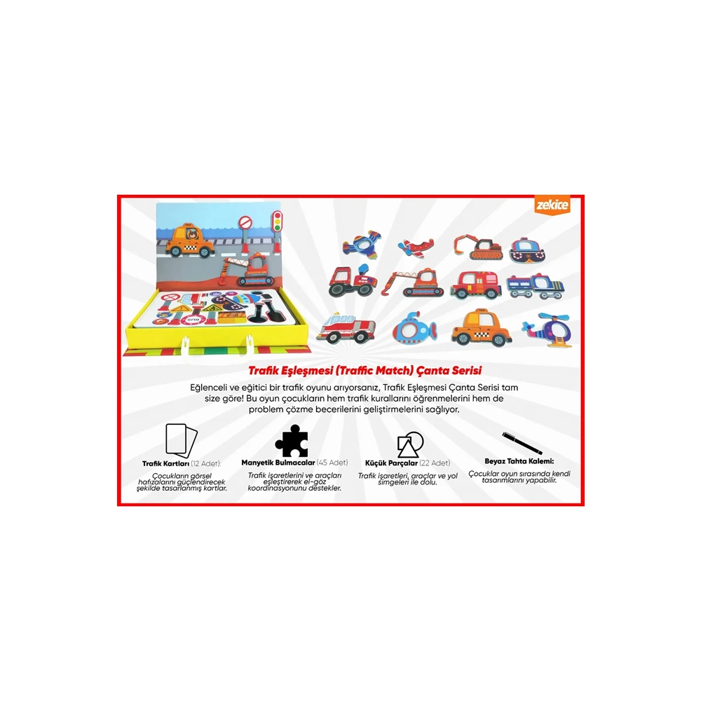 Zekice Trafik Eşleştirme Çantalı ZK-TE001