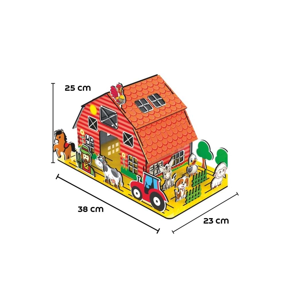 Totteriq Ahşap Boyama Ali Babanın Çiftliği 8202