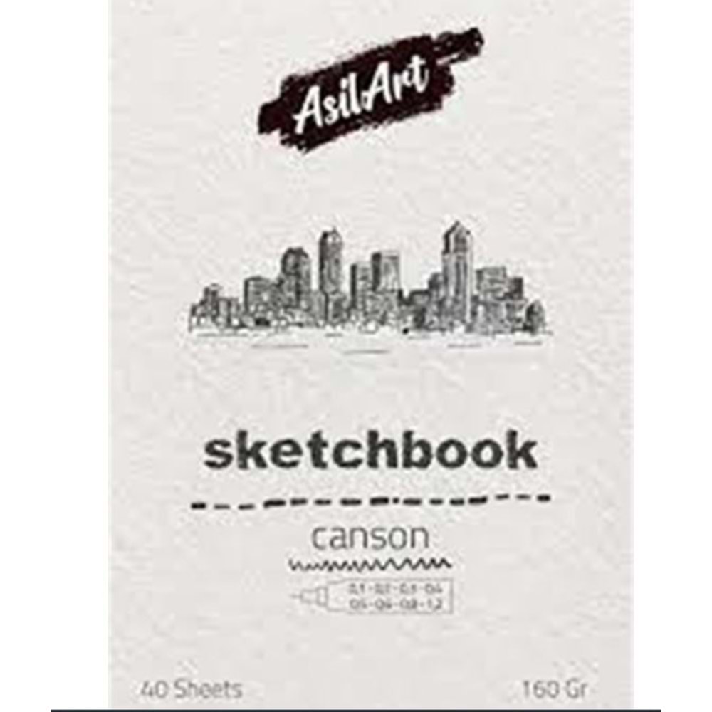 Asilart Sketchbook 160gr A4 Pr Eskiz Aydınger 25Yp