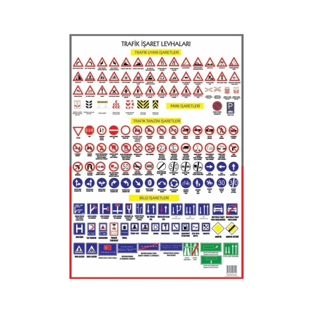 Odak Yayınevi Trafik İşaretleri 57x82
