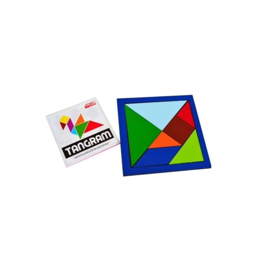 Redka Renkli Tangram 7 Li Kare Rd5144 Akıl, Zeka ve Strateji Oyunu, Kutu Oyunu