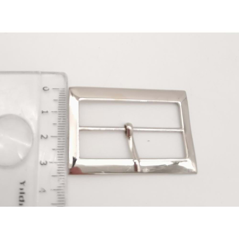 Çanta Aksesuar Gümüş Renk 4.5 Cm Dikdörtgen Çanta Tokası