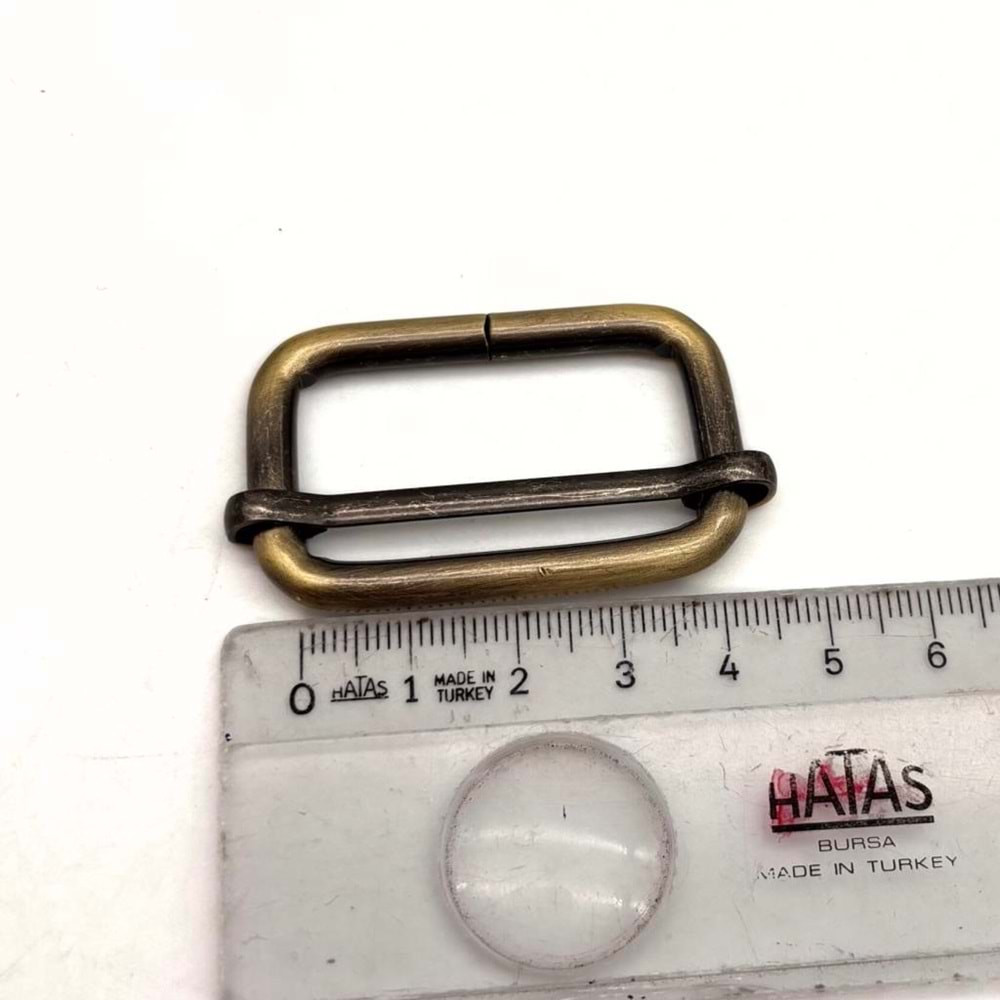 Çanta Aksesuar Antik Renk 4 Cm Çanta Tokası, Ayarlama Aparatı