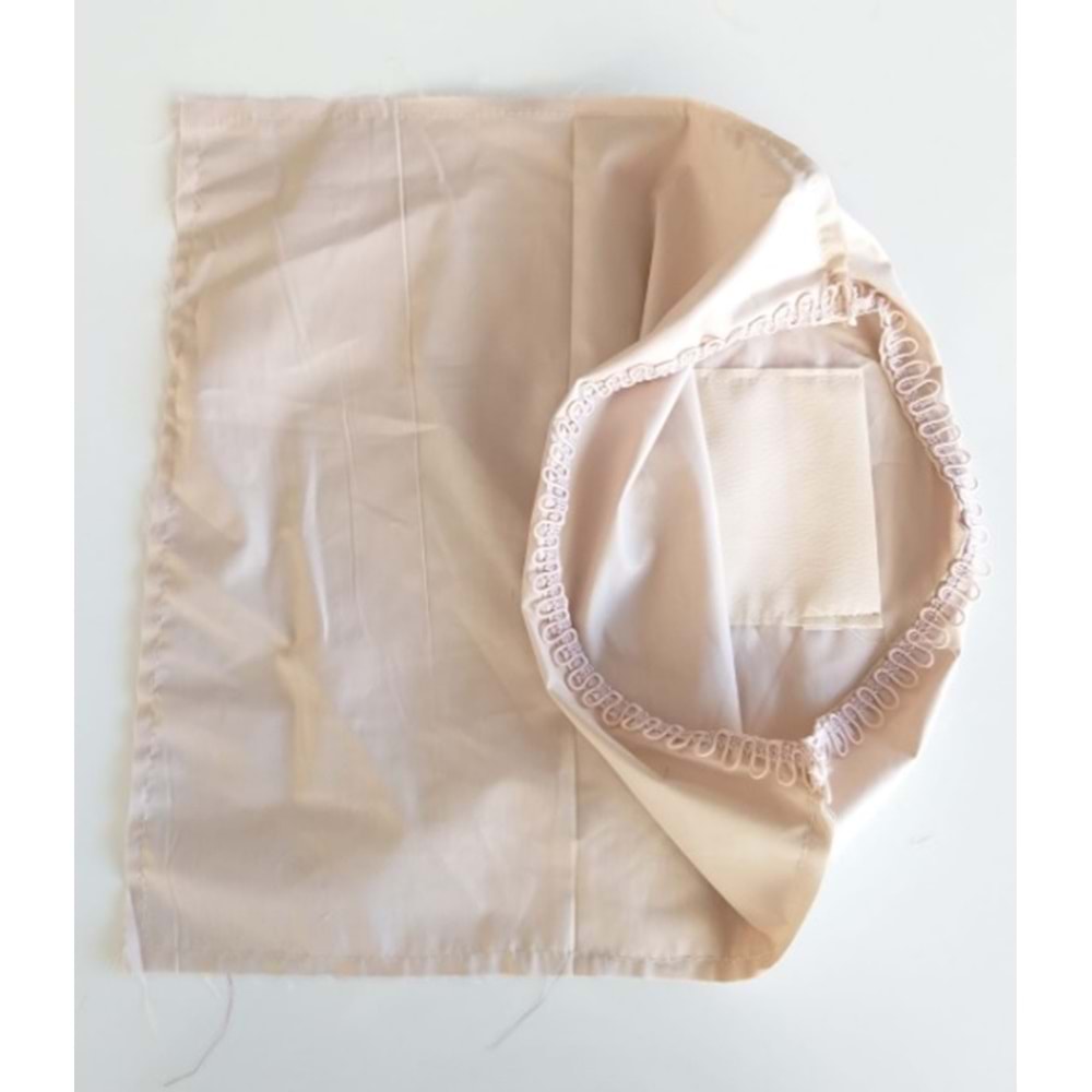 Çanta Aksesuar Fermuarsız 38X38 Cm Dikilmiş Astar Bej