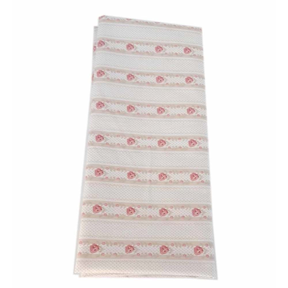 Çanta Aksesuar 120X50 Cm Pamuklu Astarlık Kumaş Minik Gül Desen Örgü Çanta İçin