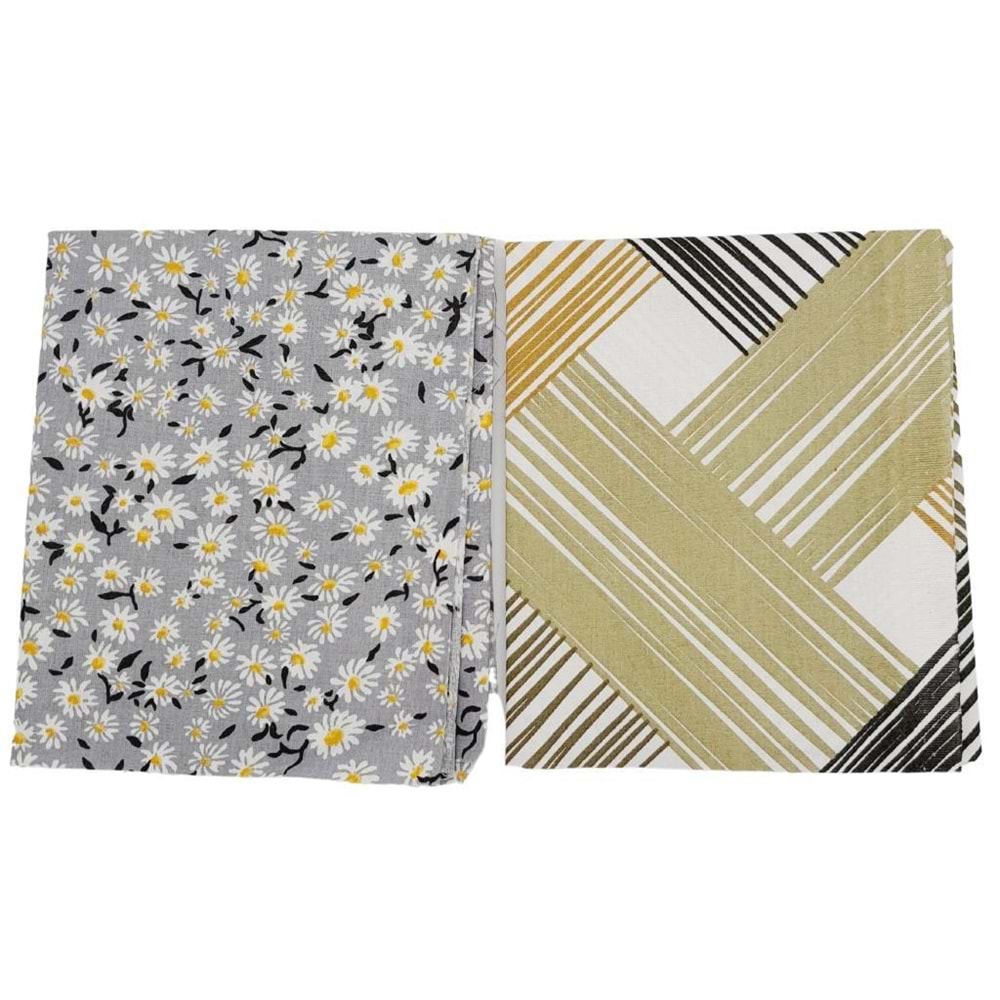 Çanta Aksesuar 60x35 cm Pamuklu Astarlık Kumaş Set:05