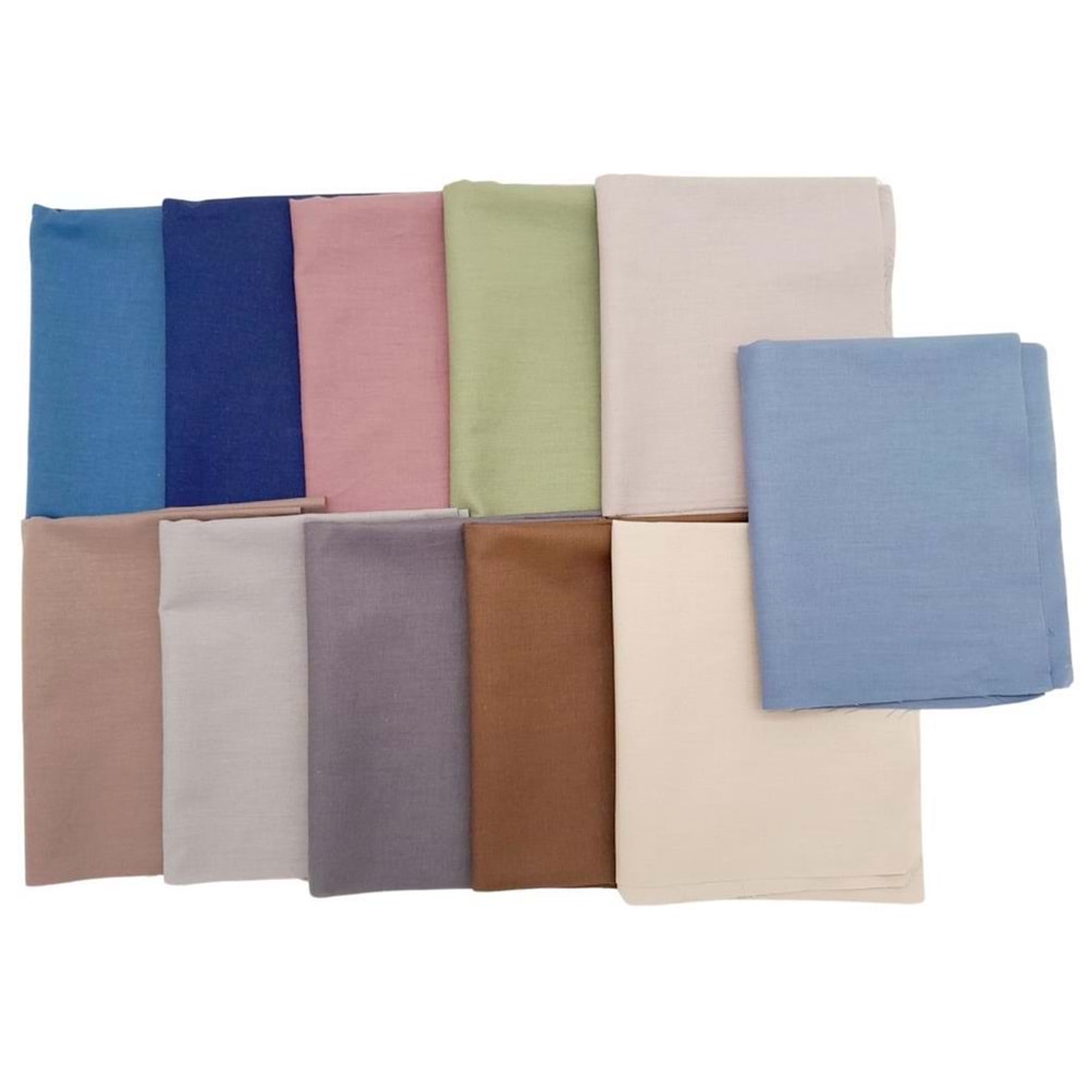 Çanta Aksesuar 30x25 cm Pamuklu Patchwork Kırkyama Parça Kumaş Set:02