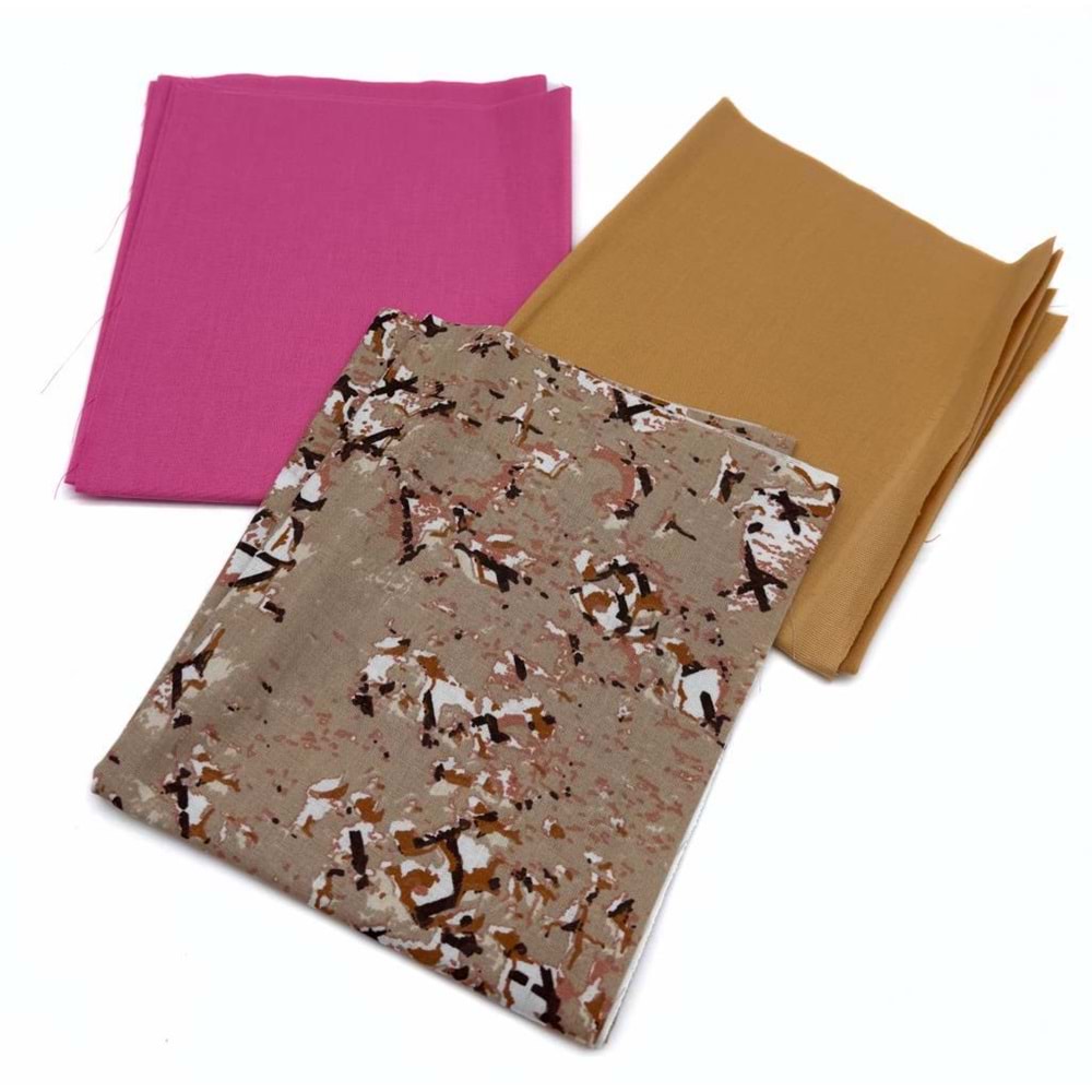 Çanta Aksesuar 60x35 cm Pamuklu Astarlık Kumaş, Patchwork Kumaş, Hobilik Kumaş Set:13