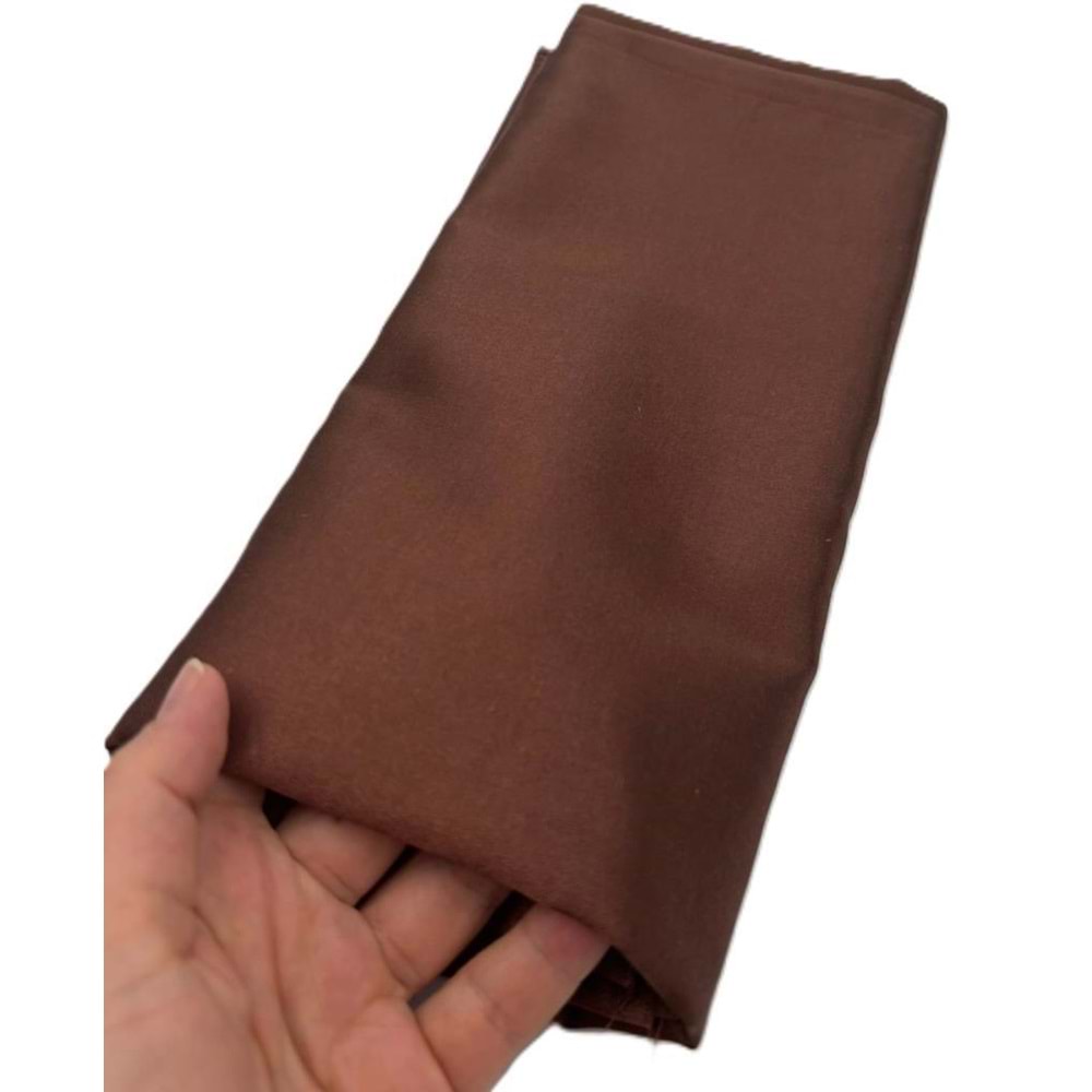 Çanta Aksesuar 120X50 cm Bakır Renk Pamuklu Saten Astarlık Kumaş