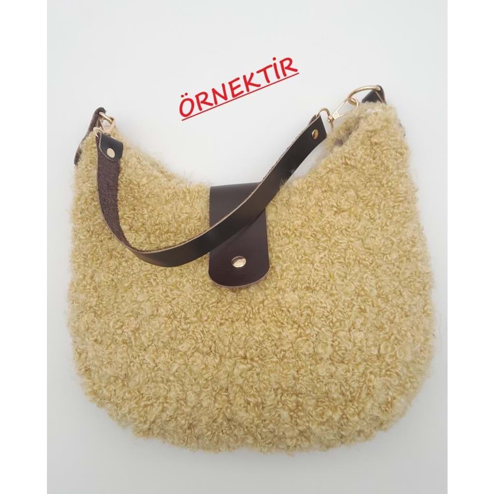 Çanta Aksesuar Buklet Boucle İp Sarı Renk No:019