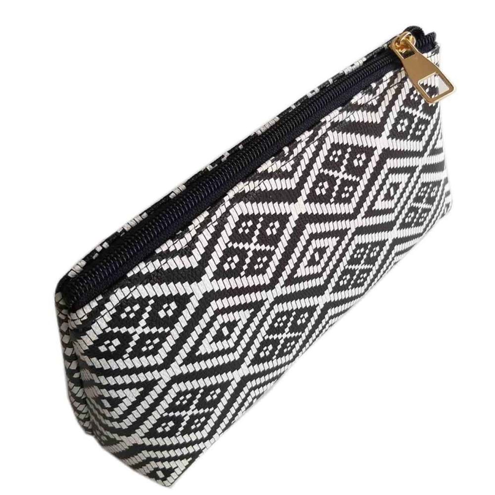 Çanta Aksesuar Desenli El İşi Hobi, Makyaj Çantası Organizer Kilim Desen