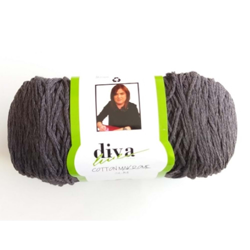 Çanta Aksesuar Diva Pamuk Makrome En Koyu Vizon Renk (İnce) No:32