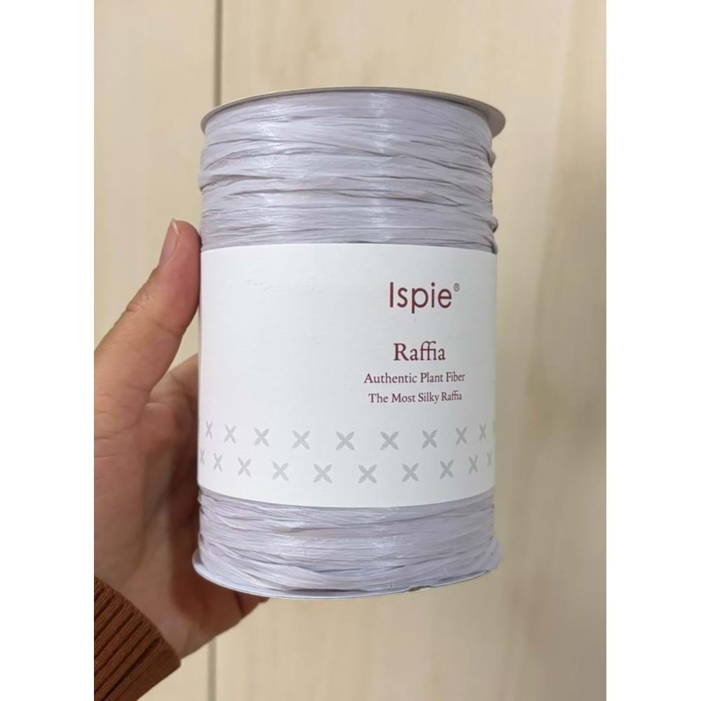 Çanta Aksesuar İspie Rafya 120A Açık Gri Renk