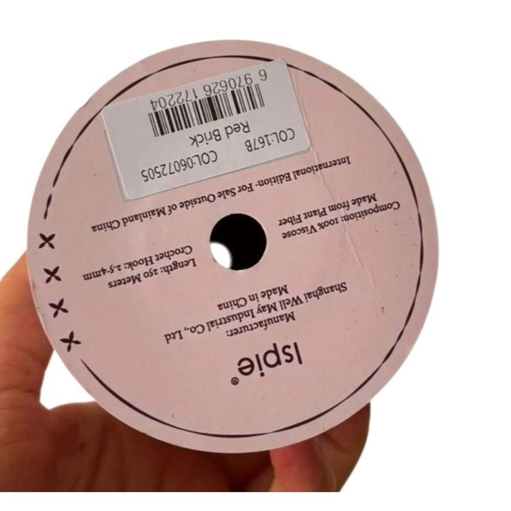 Çanta Aksesuar İspie Rafya 167B Kırmızı- Kiremit Renk