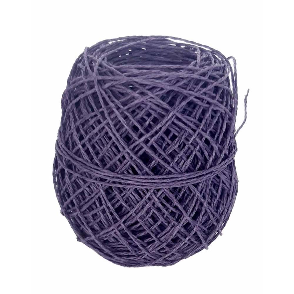 Çanta Aksesuar Mor 50 Gr Sarılmış Kağıt İp