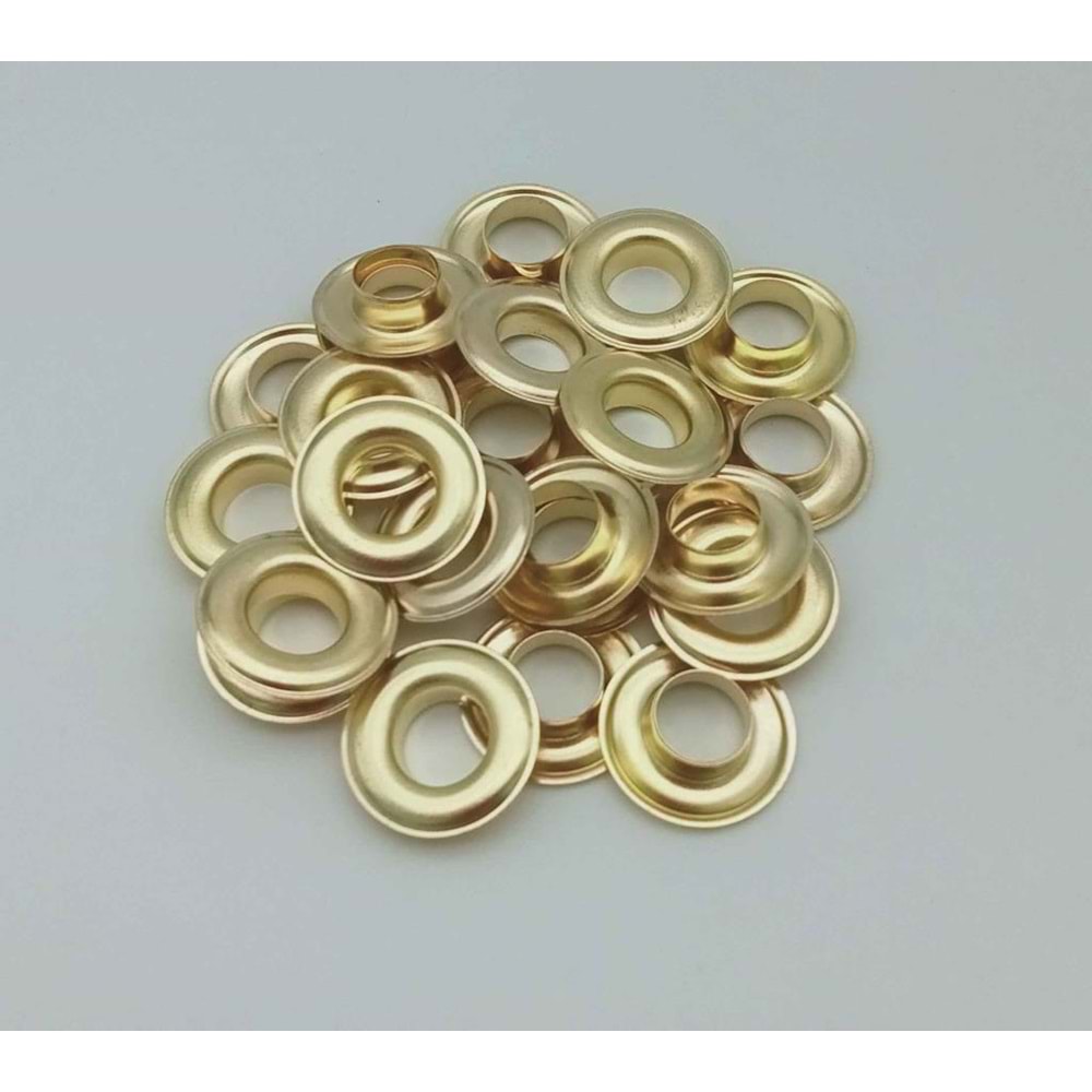 Çanta Aksesuar Light Gold 10'Lu Kuşgözü Kapsül 26 Numara
