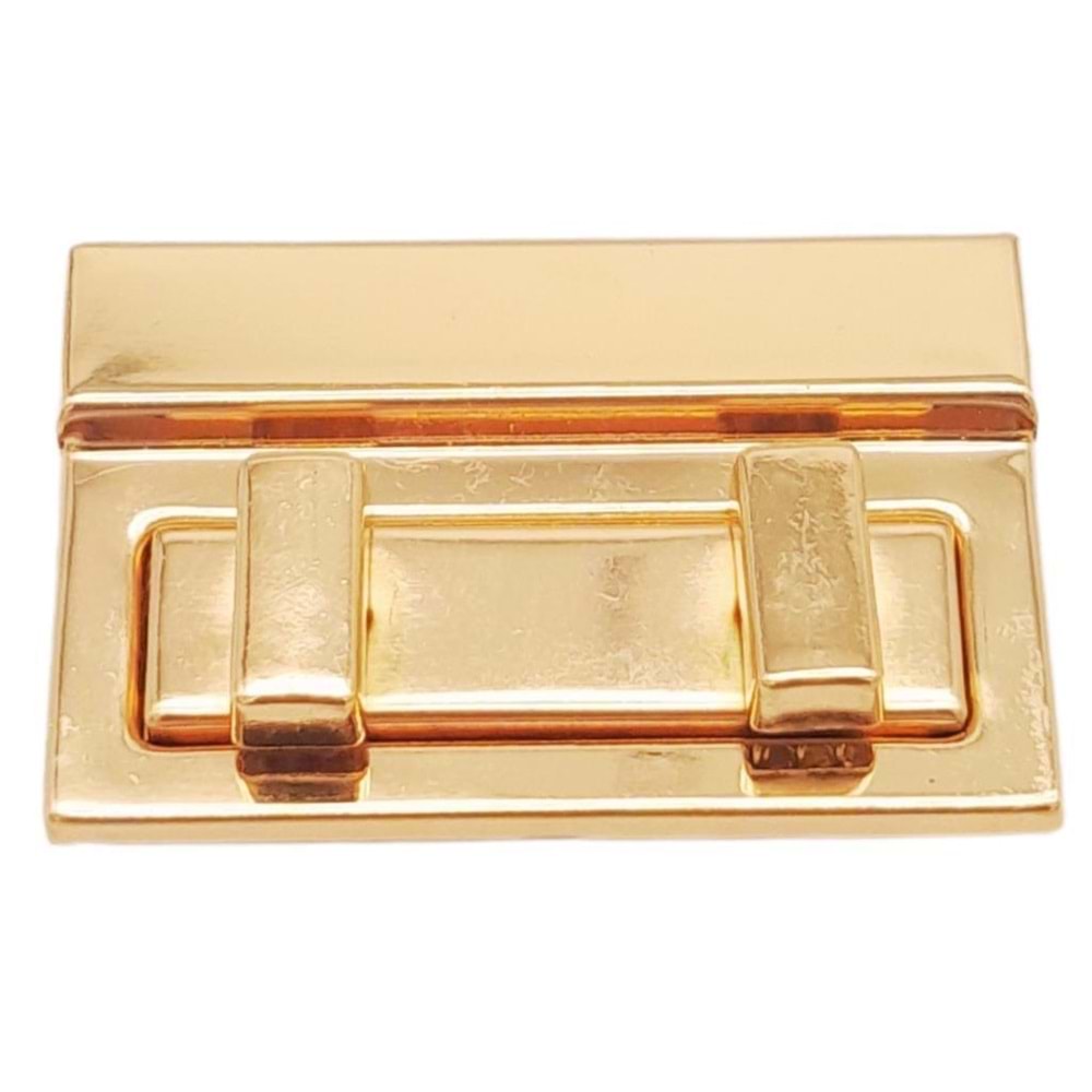 Çanta Aksesuar Light Gold Renk 5.3x3.5 cm Kilit No:87