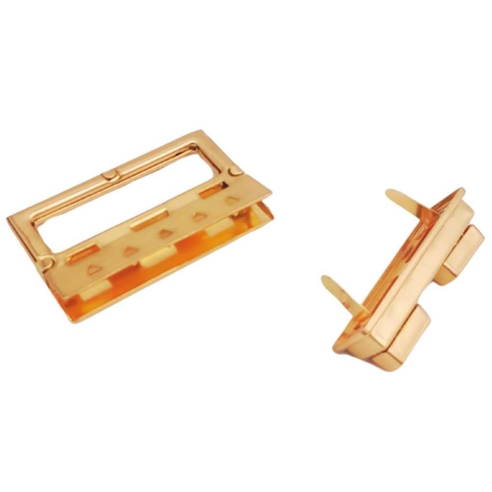 Çanta Aksesuar Light Gold Renk 5.3x3.5 cm Kilit No:87