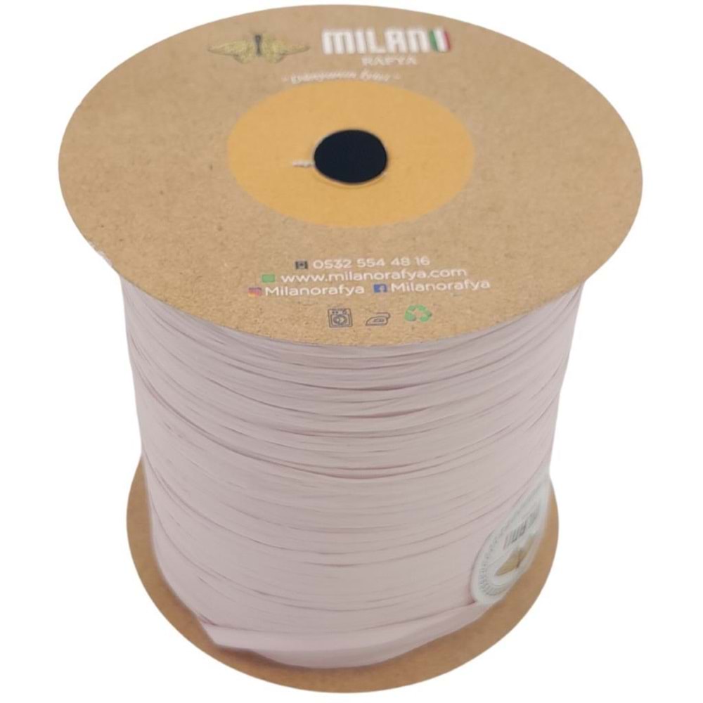 Çanta Aksesuar Milano Rafya Toz Pembe Renk 100 gr