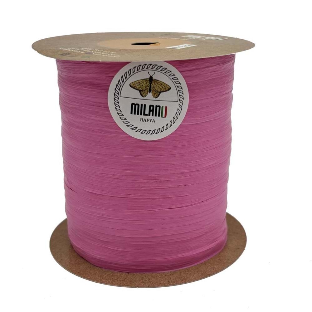 Çanta Aksesuar Milano Rafya Koyu Pembe Renk 100 gr (NO:32)