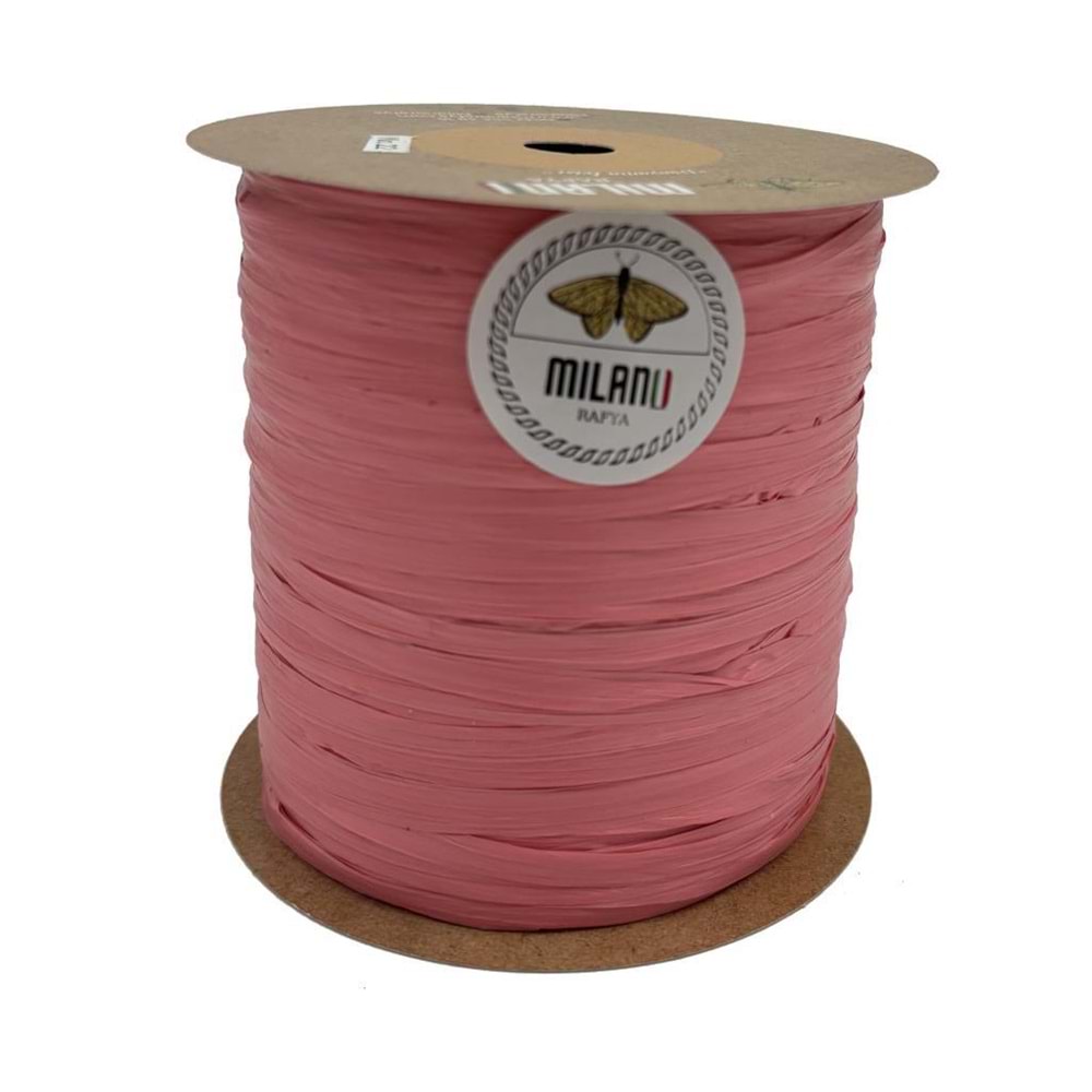 Çanta Aksesuar Milano Rafya Mercan Renk 100 gr (NO:22)