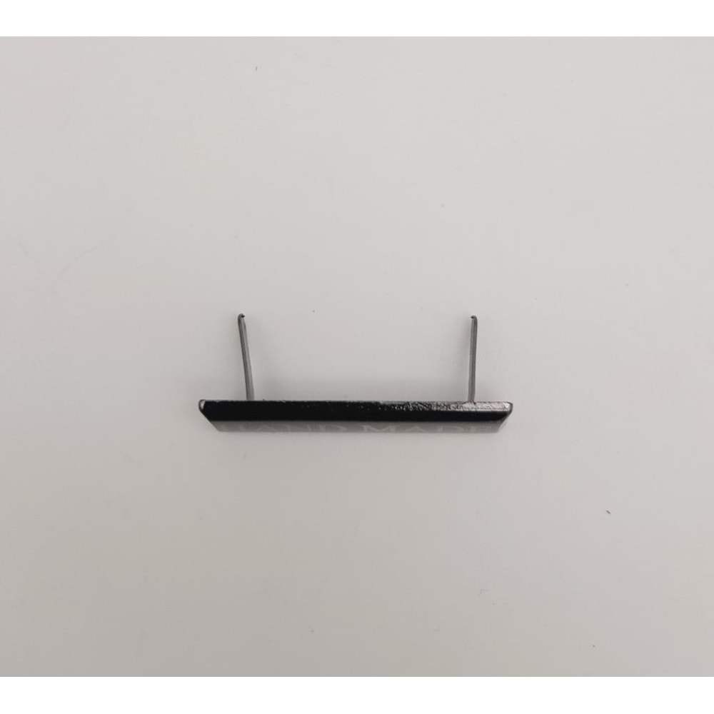 Çanta Aksesuar Handmade Yazılı Metal Etiket Plaka Süs Füme Renk