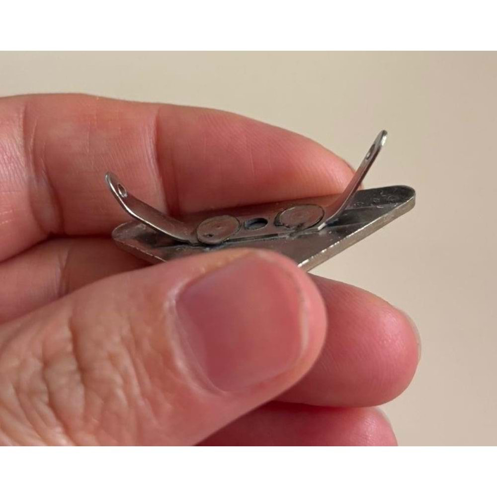 Çanta Aksesuar 3.5x2 Cm Prada Metal Plaka Etiket Süs