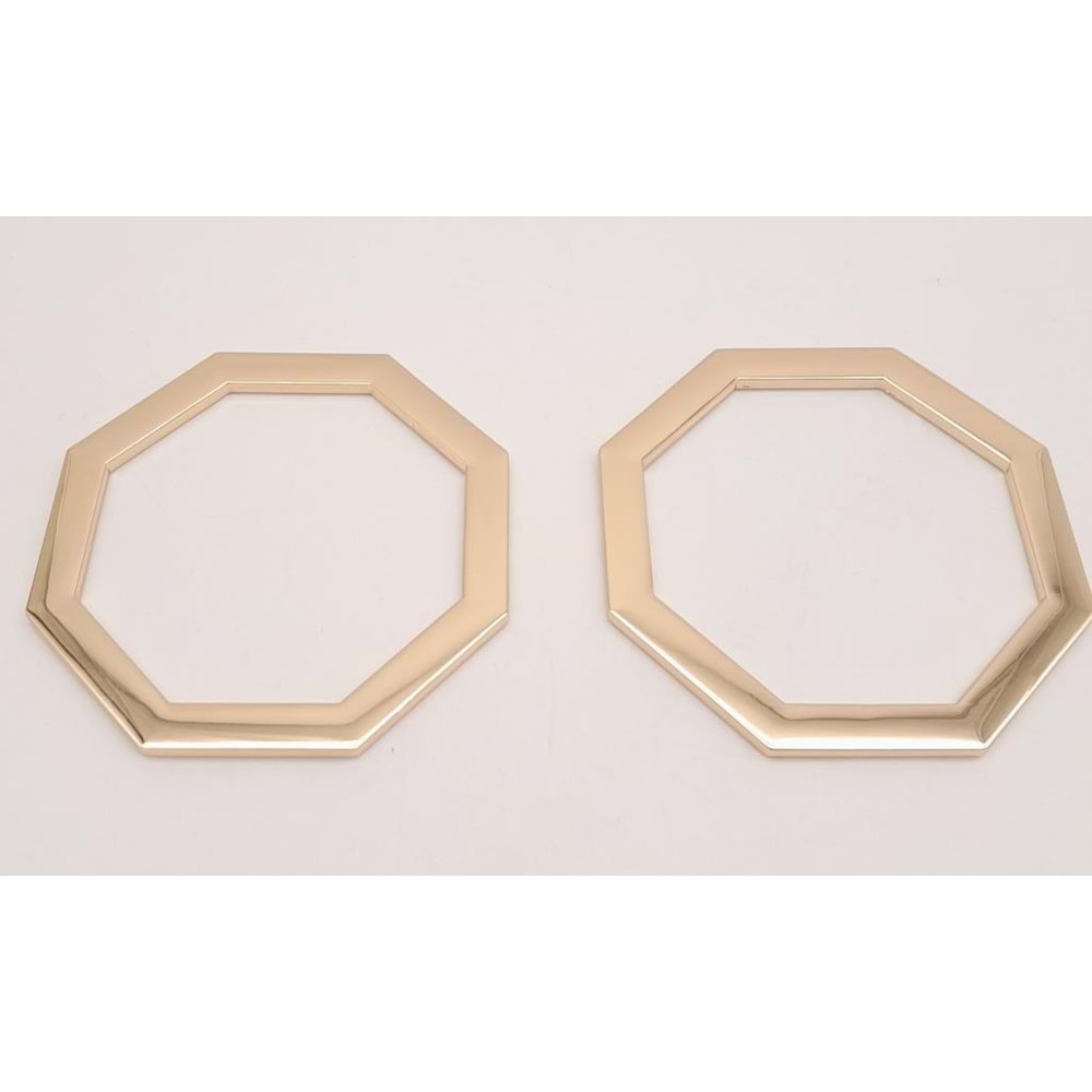 Çanta Aksesuar 10 cm Sekizgen Light Gold Metal Çanta Sapı