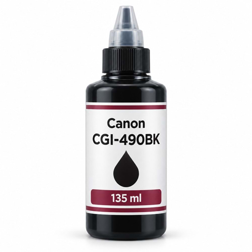 Canon CGI-490Bk Siyah Muadil Mürekkep 135 ml